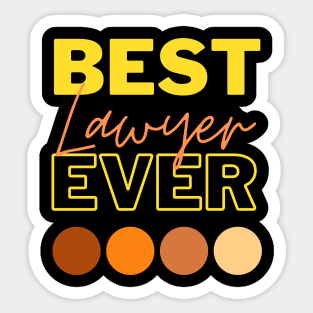 Best Lawyer Ever Sticker